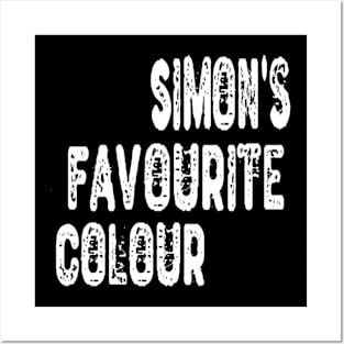 Simon's Favourite Colour Posters and Art